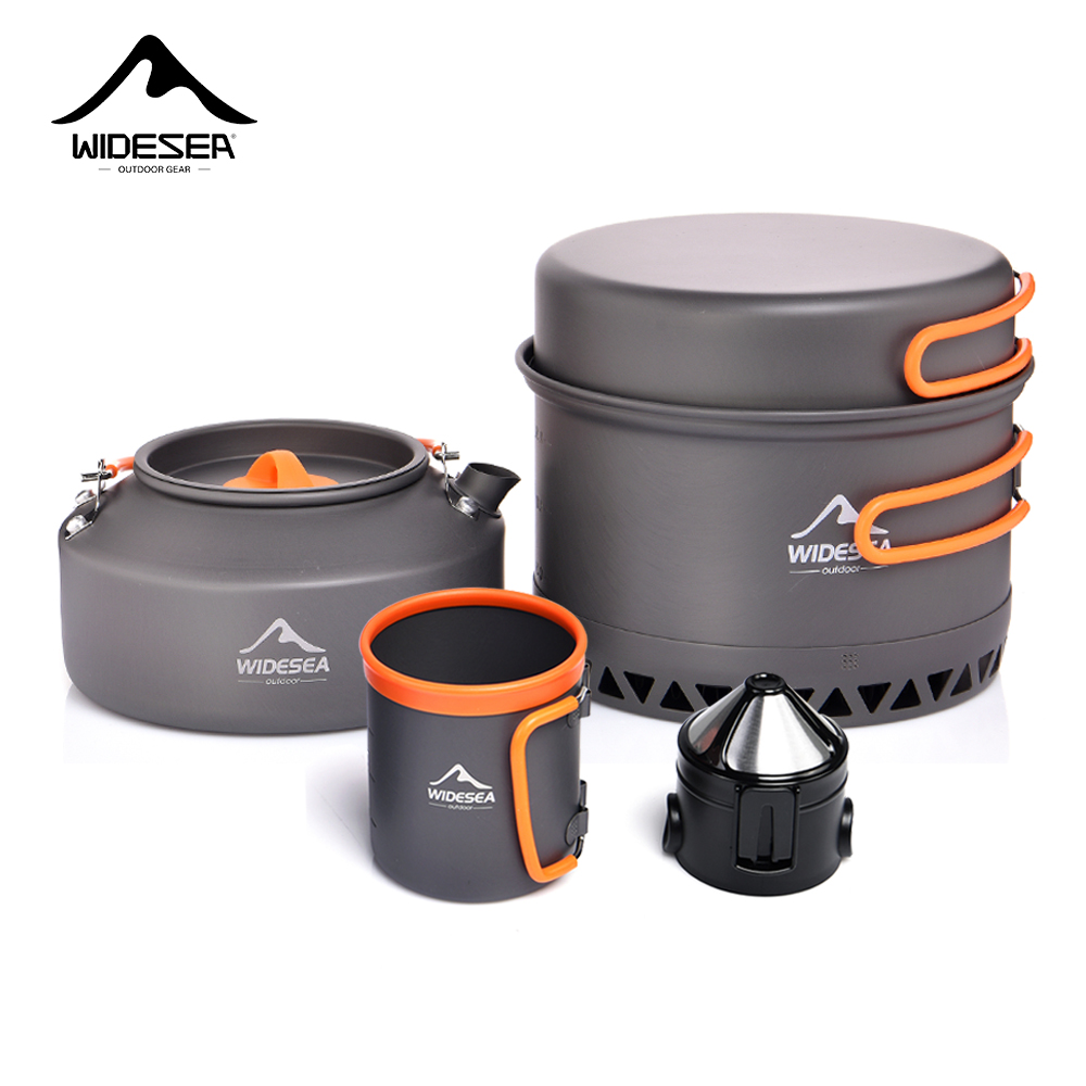 Outdoor Camping Essentials - أدوات المائدة للتخييم، مجموعة أواني الطهي