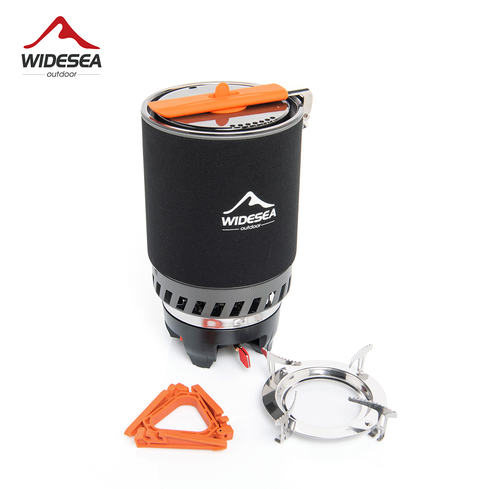Outdoor Camping Essentials - Widesea نظام الطبخ التخييم مع مبادل