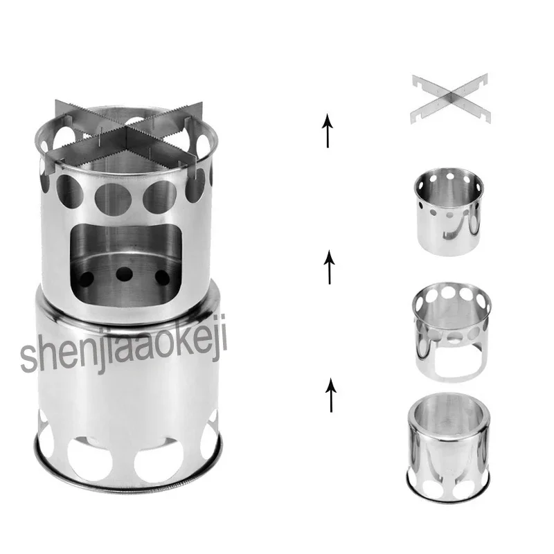 Outdoor Camping Wood Burning Stove - موقد تخييم متعدد الاستخدامات جديد من