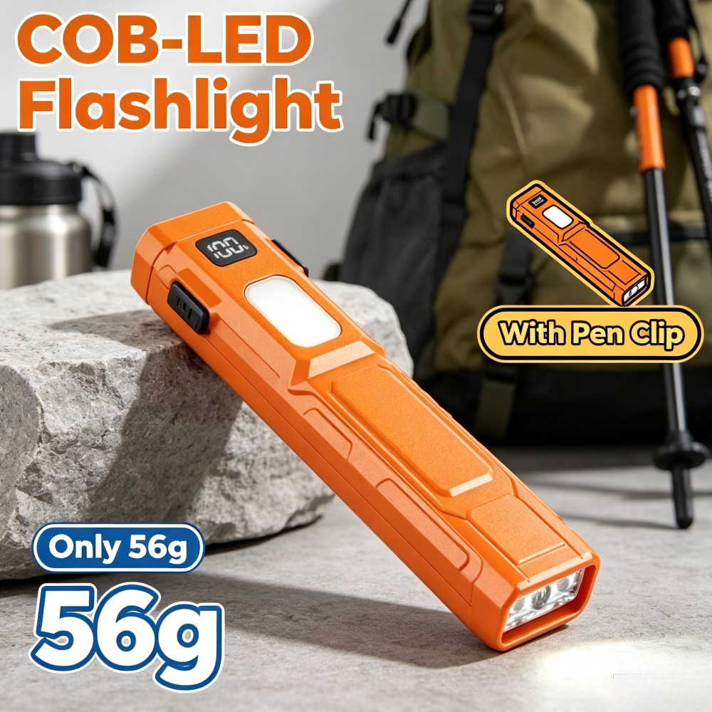 Outdoor Camping Lighting - مصباح يدوي LED من نوع COB