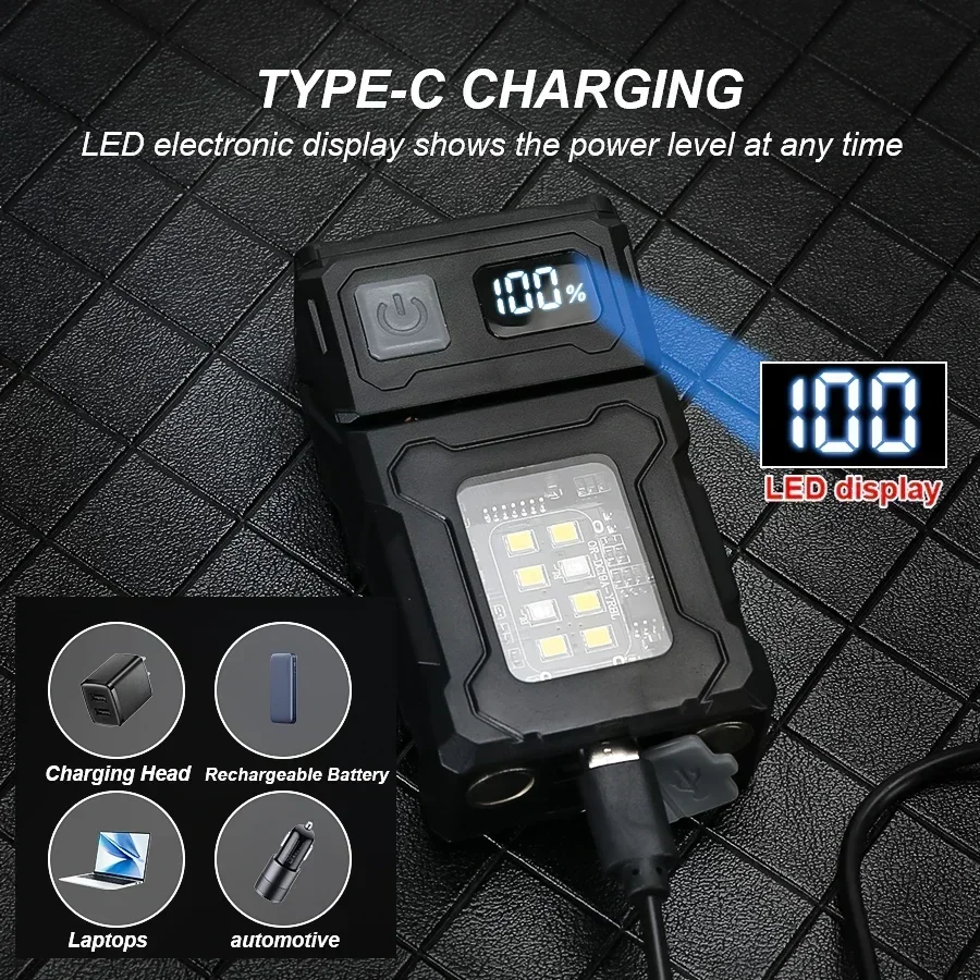 مصباح يدوي LED صغير قابل لإعاد - مراجعة Outdoor Camping Lighting وسعره
