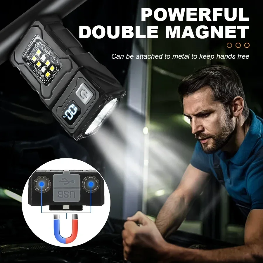 مصباح يدوي LED صغير قابل لإعاد - مراجعة Outdoor Camping Lighting وسعره
