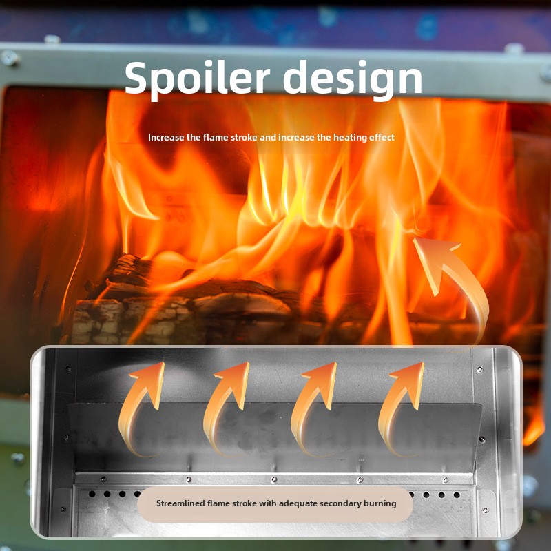 مدفأة حطب، مدفأة حطب ماستر، مد - مراجعة Outdoor Camping Wood Stove وسعره