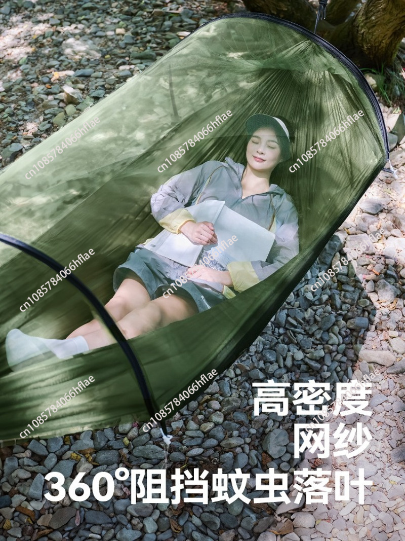 أرجوحة خارجية للبالغين مضادة ل - مراجعة Bed Outdoor Camping وسعره
