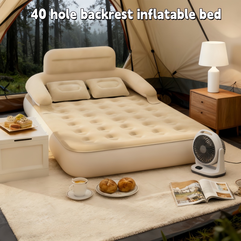 سرير هوائي محمول للتخييم في ال - مراجعة Bed Outdoor Camping وسعره