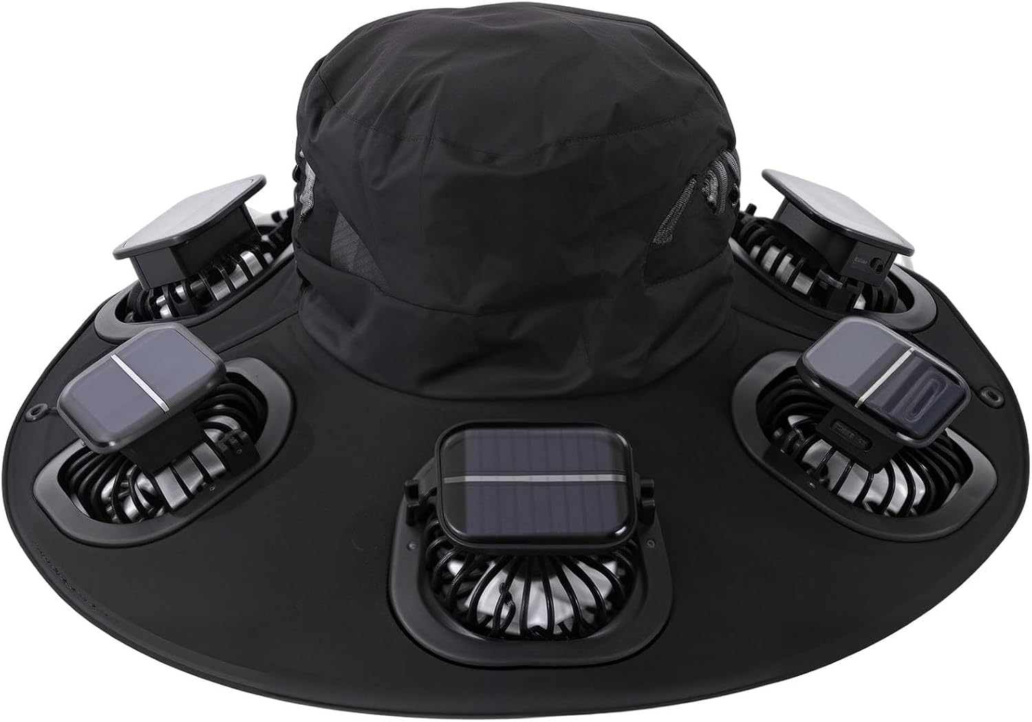 قبعة شمسية مزودة بـ 6 مراوح تع - مراجعة Outdoor Camping Ventilator وسعره