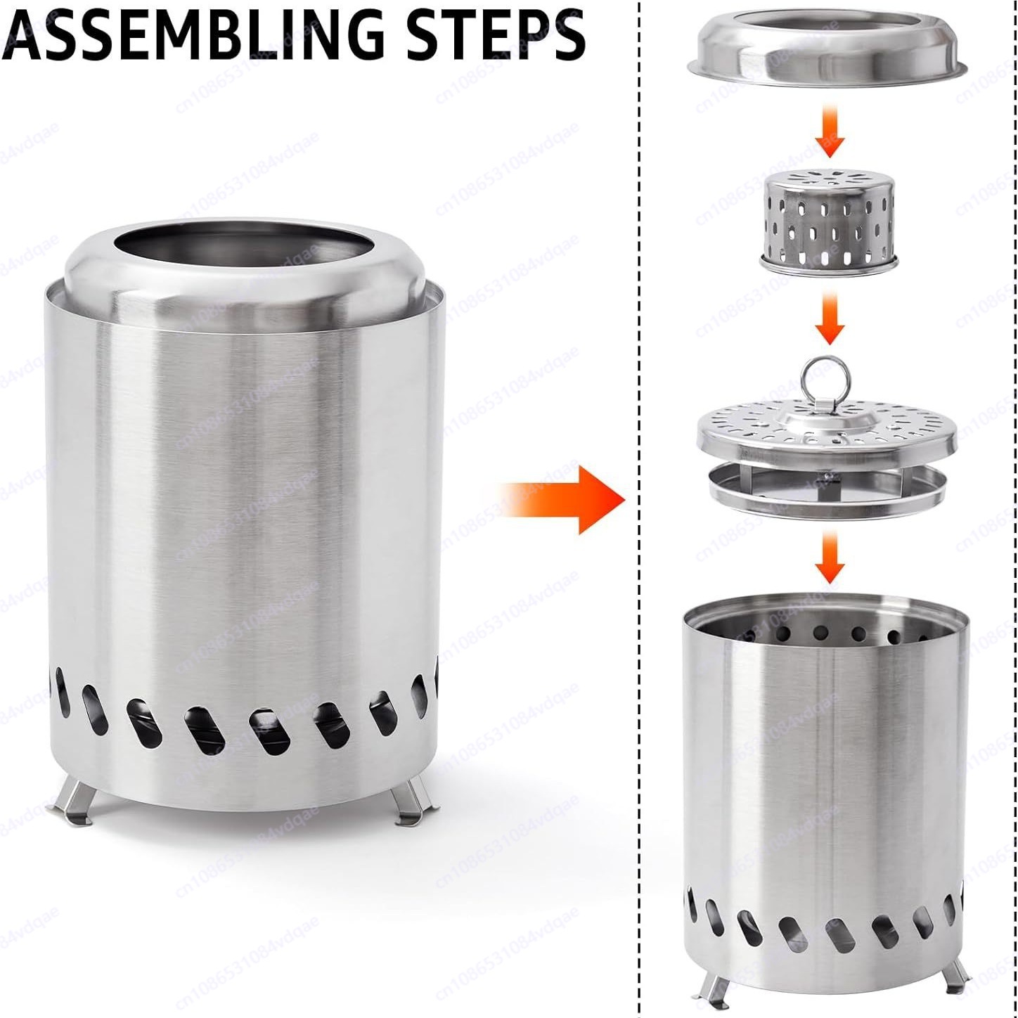 موقد خشب خارجي من الفولاذ المق - مراجعة Outdoor Camping Wood Burning Stove وسعره