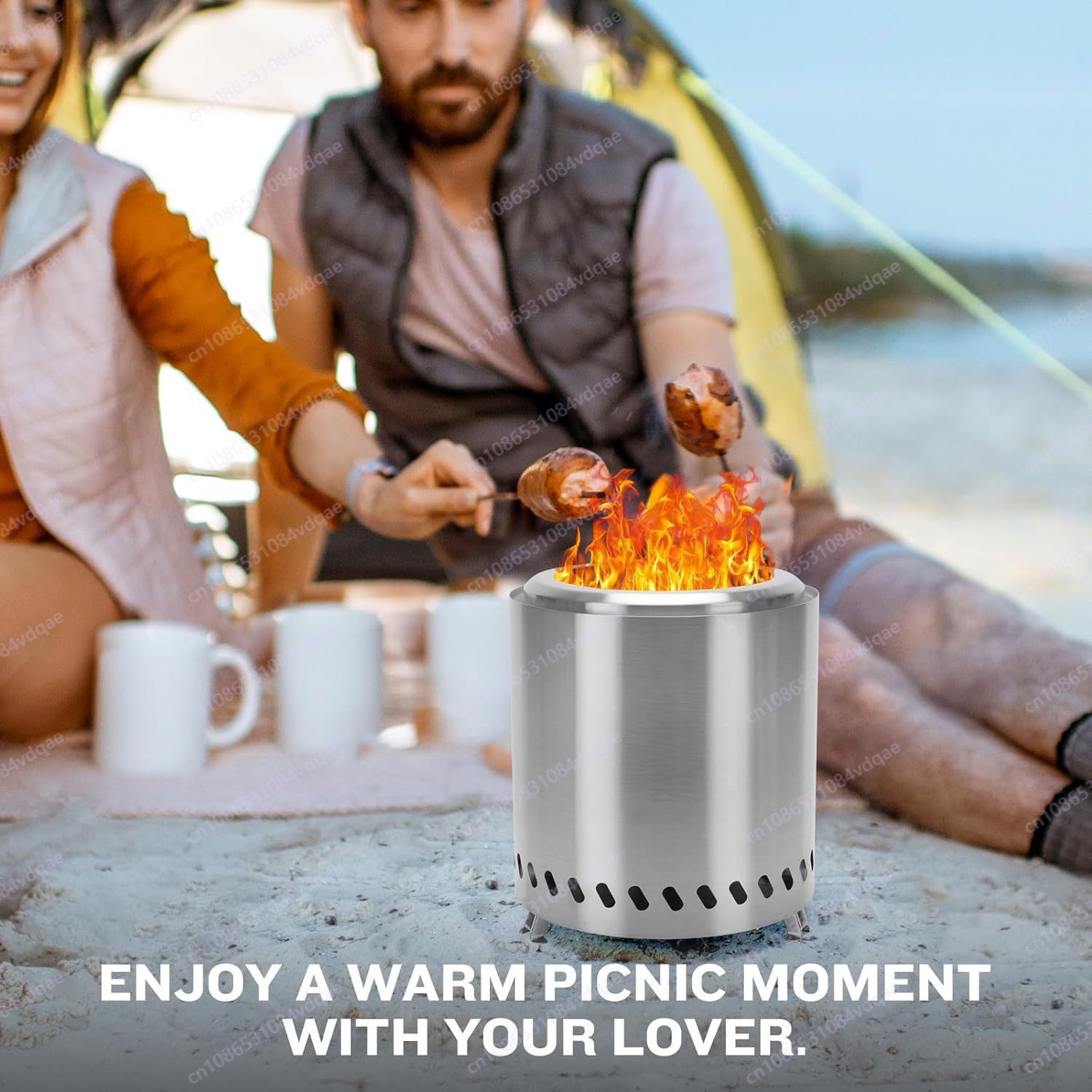 موقد خشب خارجي من الفولاذ المق - مراجعة Outdoor Camping Wood Burning Stove وسعره