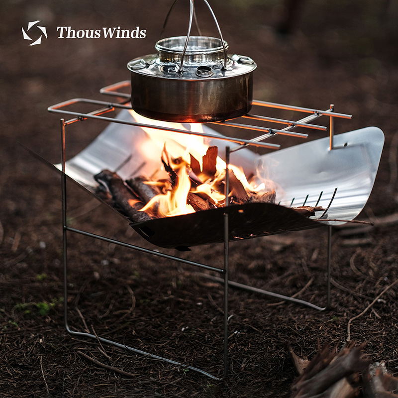 Thous Winds المحمولة البسيطة ا - مراجعة Outdoor Camping Wood Stove وسعره