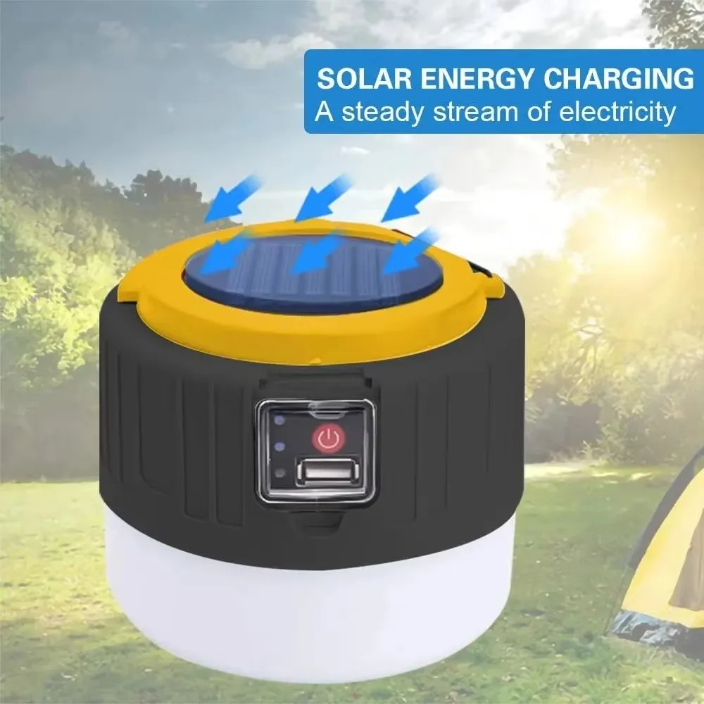 فانوس التخييم بالطاقة الشمسية  - مراجعة Outdoor Camping Lighting وسعره