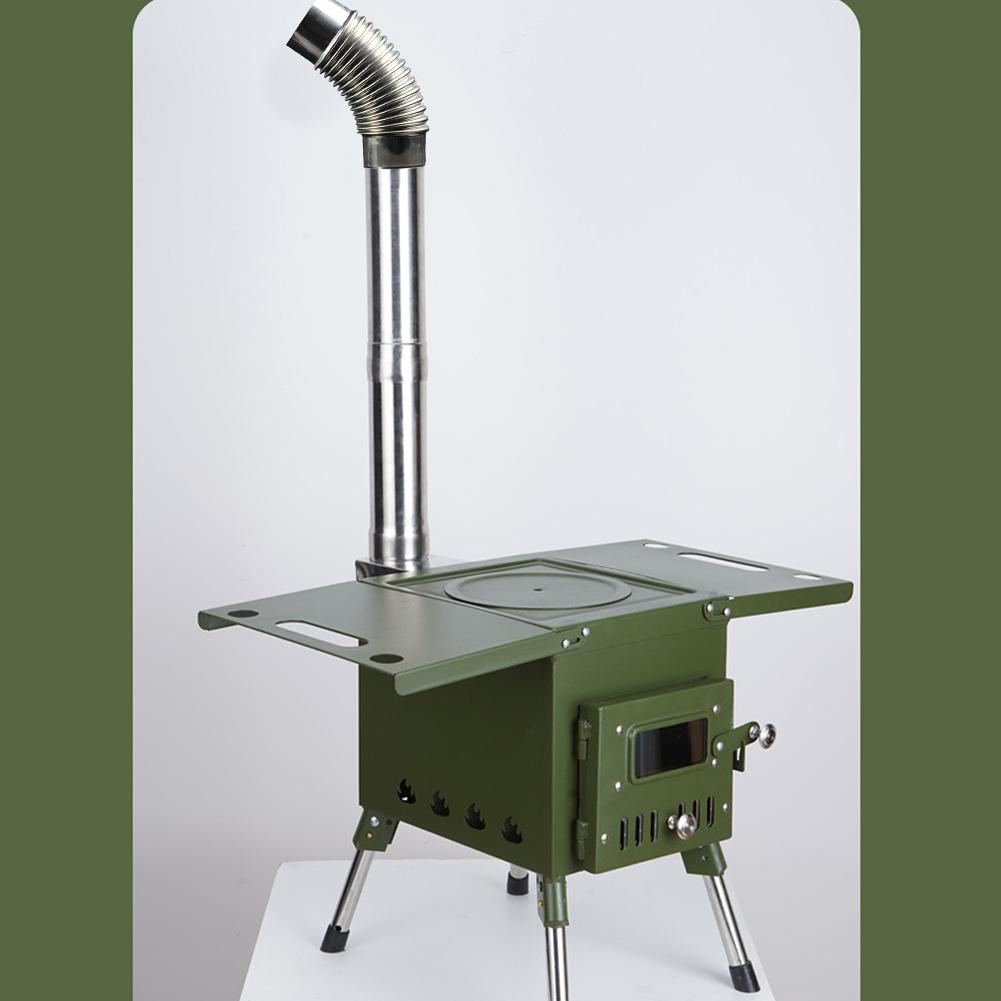 أنبوب مدخنة من الفولاذ مقاس 60 - مراجعة Outdoor Camping Wood Stove وسعره