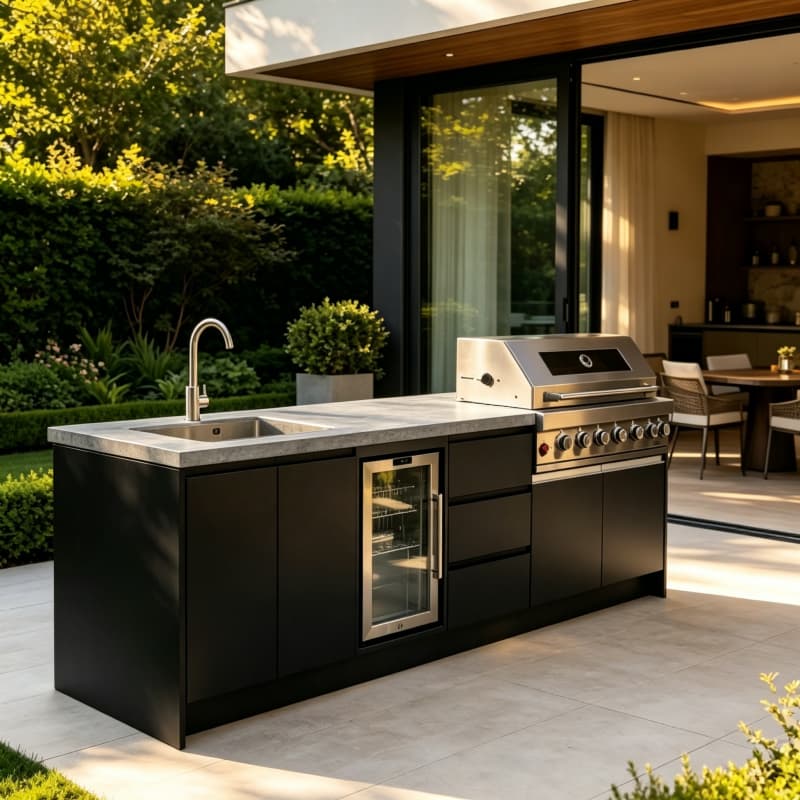طاولة مطبخ خارجية قابلة للطي م - مراجعة Outdoor Camping Kitchen With Sink وسعره