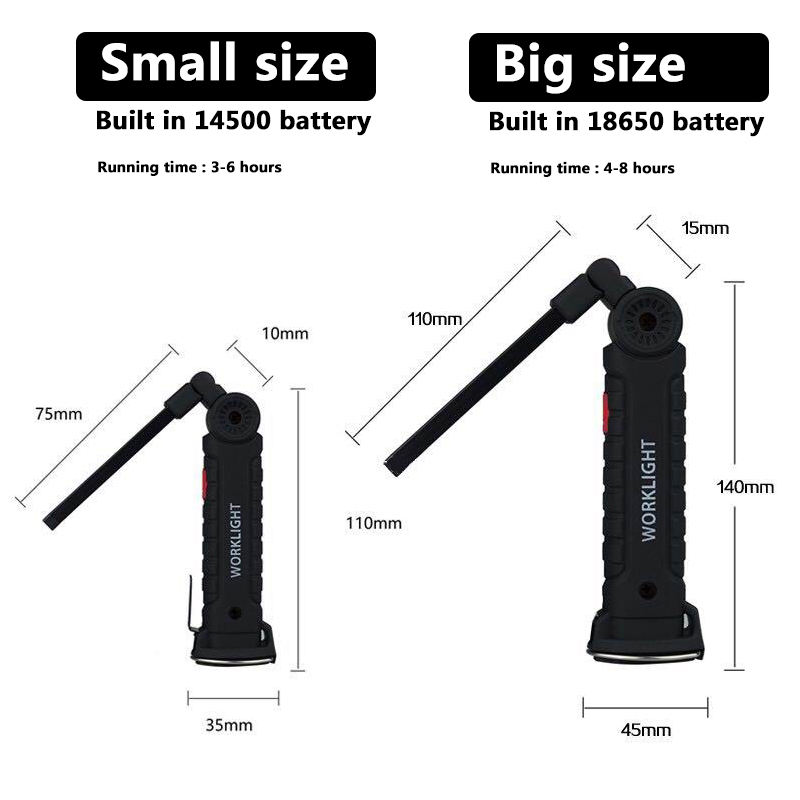 مصباح يدوي LED قابل للطي مع مغ - مراجعة Outdoor Camping Lighting وسعره