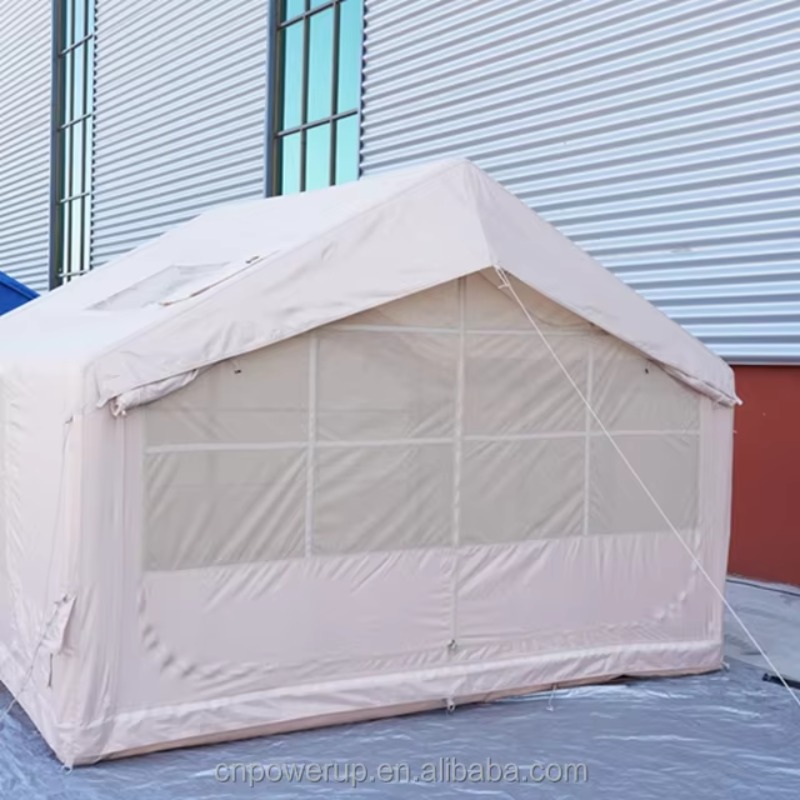 خيمة تخييم فاخرة قابلة للنفخ س - مراجعة Outdoor Camping Tent وسعره