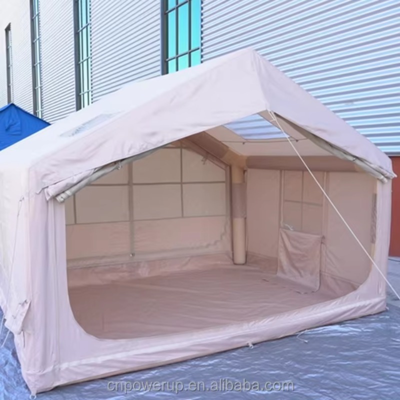 خيمة تخييم فاخرة قابلة للنفخ س - مراجعة Outdoor Camping Tent وسعره