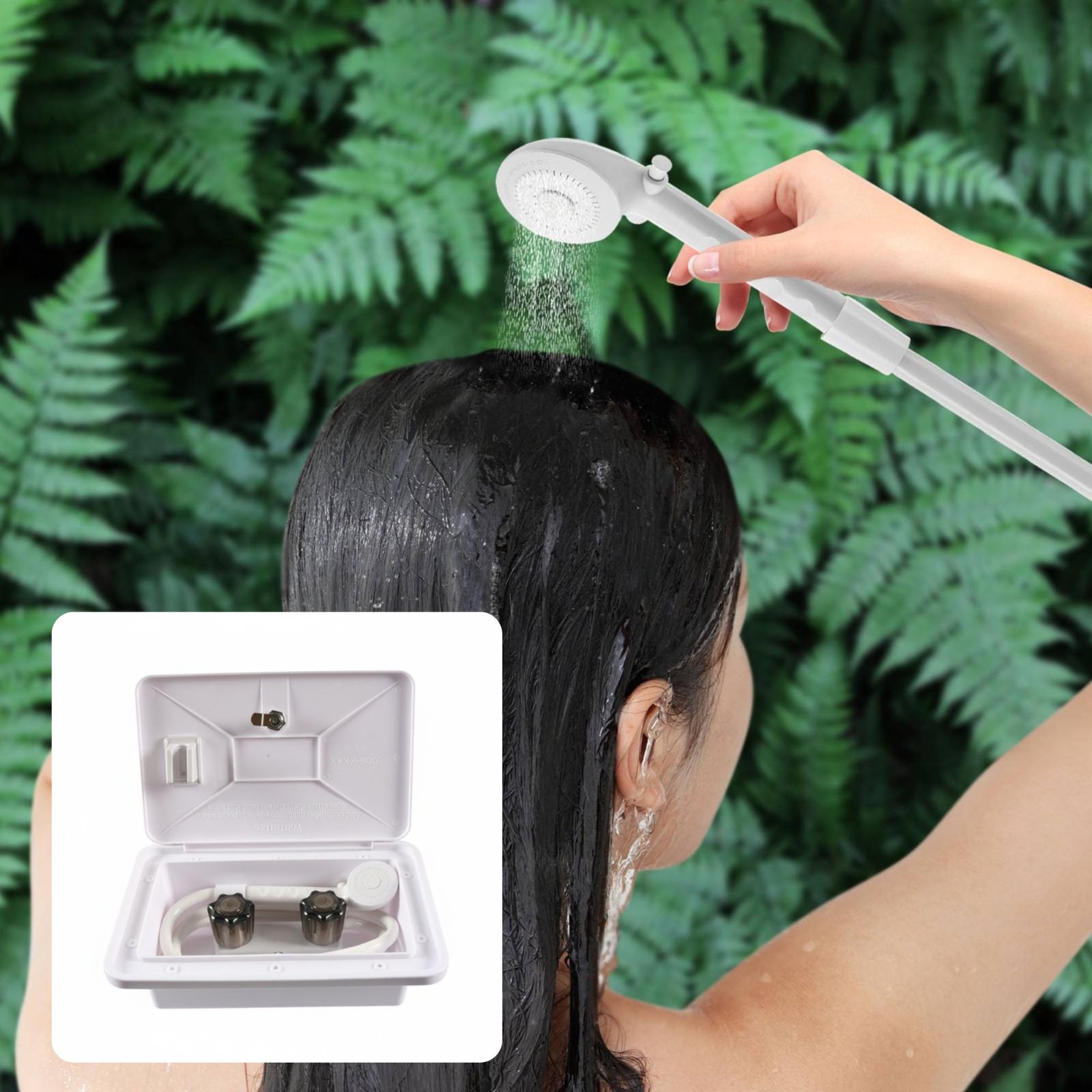صندوق دش خارجي مدمج للمركبات ا - مراجعة Outdoor Camping Showers وسعره