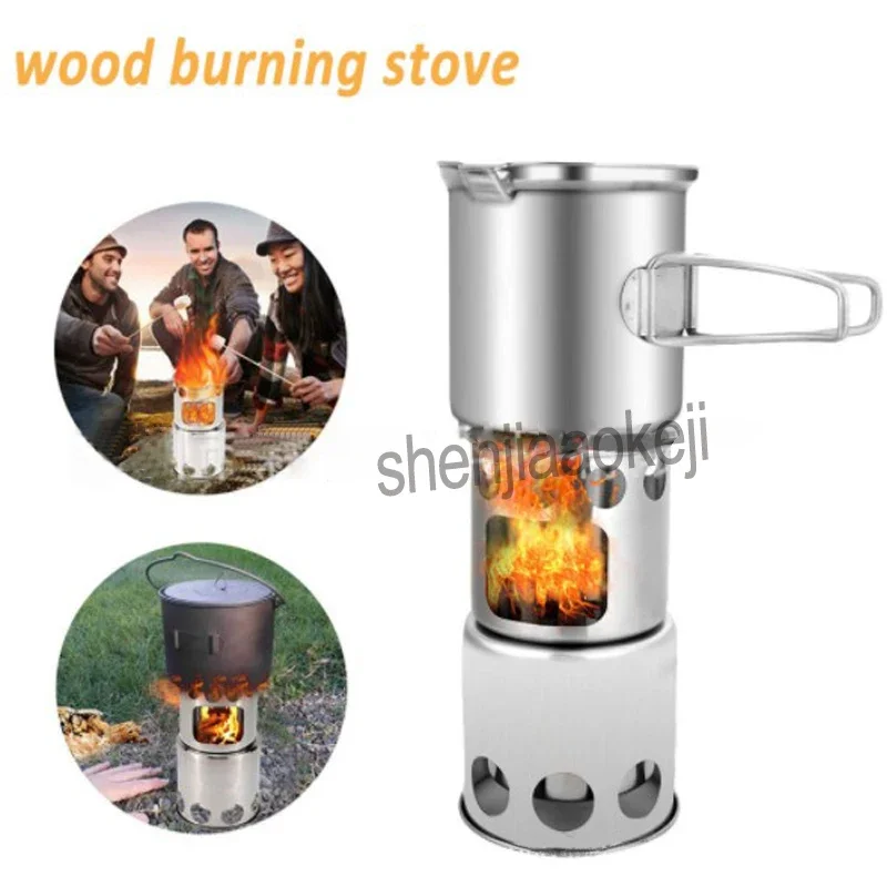 موقد تخييم متعدد الاستخدامات ج - مراجعة Outdoor Camping Wood Burning Stove وسعره