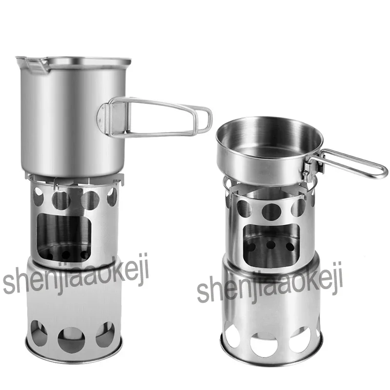 موقد تخييم متعدد الاستخدامات ج - مراجعة Outdoor Camping Wood Burning Stove وسعره