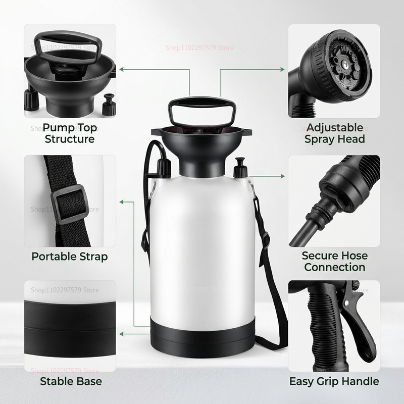 دش تخييم محمول سعة 5 لتر مع مض - مراجعة Outdoor Camping Showers وسعره
