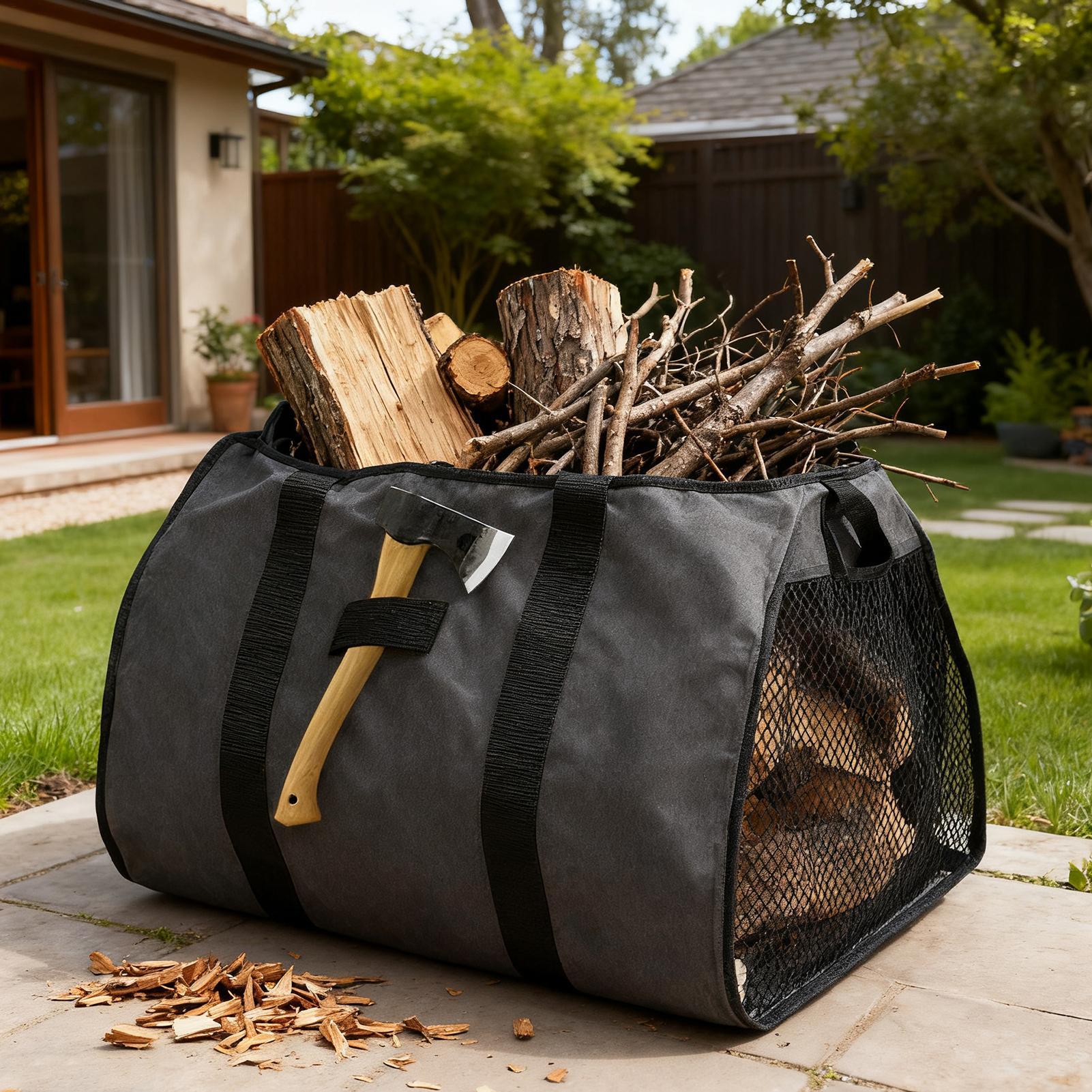 الحطب الناقل كبير حقيبة محمولة - مراجعة Outdoor Camping Wood Stove وسعره