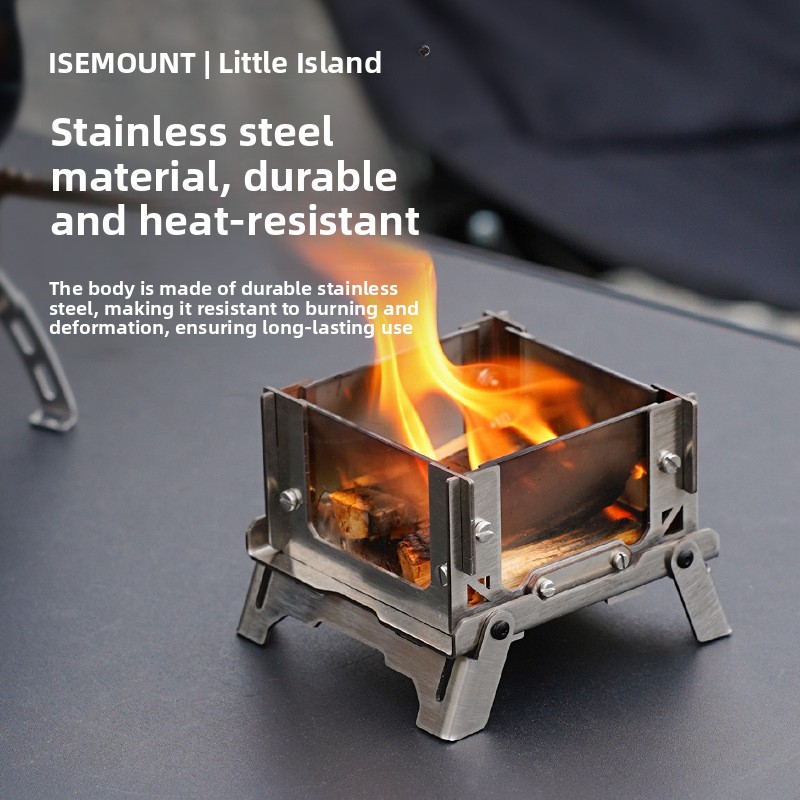 موقد خشب صغير للاستخدام الخارج - مراجعة Outdoor Camping Wood Burning Stove وسعره