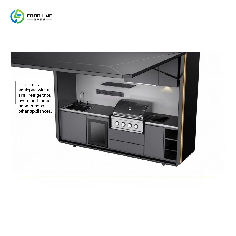 مطبخ تخييم خارجي حديث مخصص وعا - مراجعة Outdoor Camping Kitchen With Sink وسعره