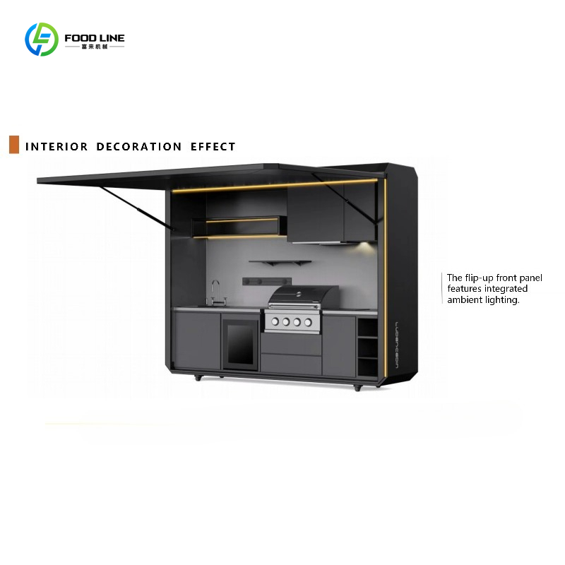 مطبخ تخييم خارجي حديث مخصص وعا - مراجعة Outdoor Camping Kitchen With Sink وسعره