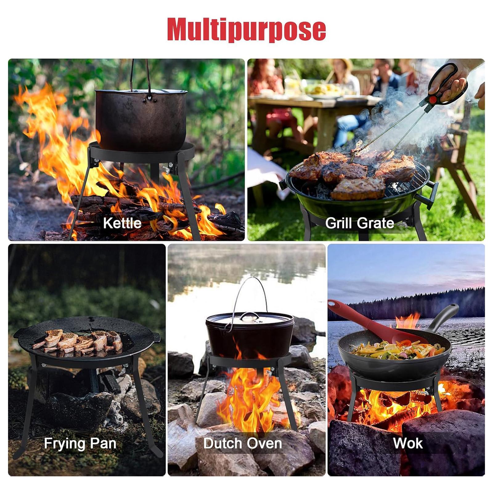 حامل طهي قابل للطي من الحديد ل - مراجعة Outdoor Camping Essentials وسعره