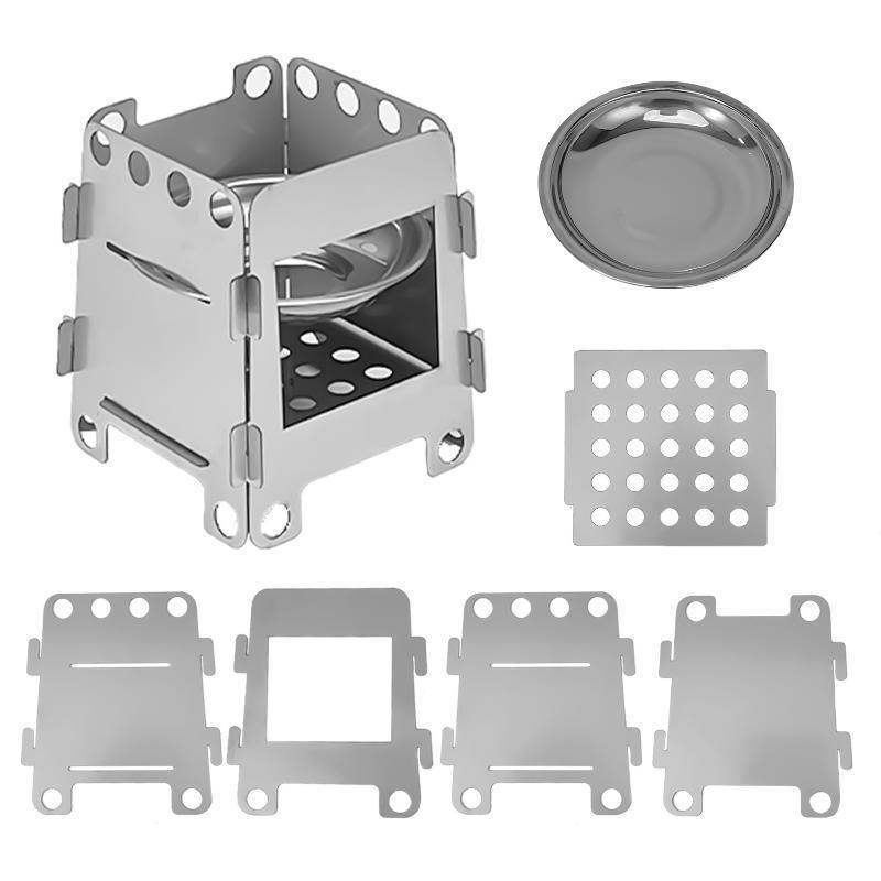 مجموعة واحدة من مواقد التخييم  - مراجعة Outdoor Camping Wood Stove وسعره