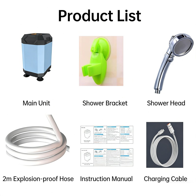 دش محمول للتخييم في الهواء الط - مراجعة Outdoor Camping Showers وسعره