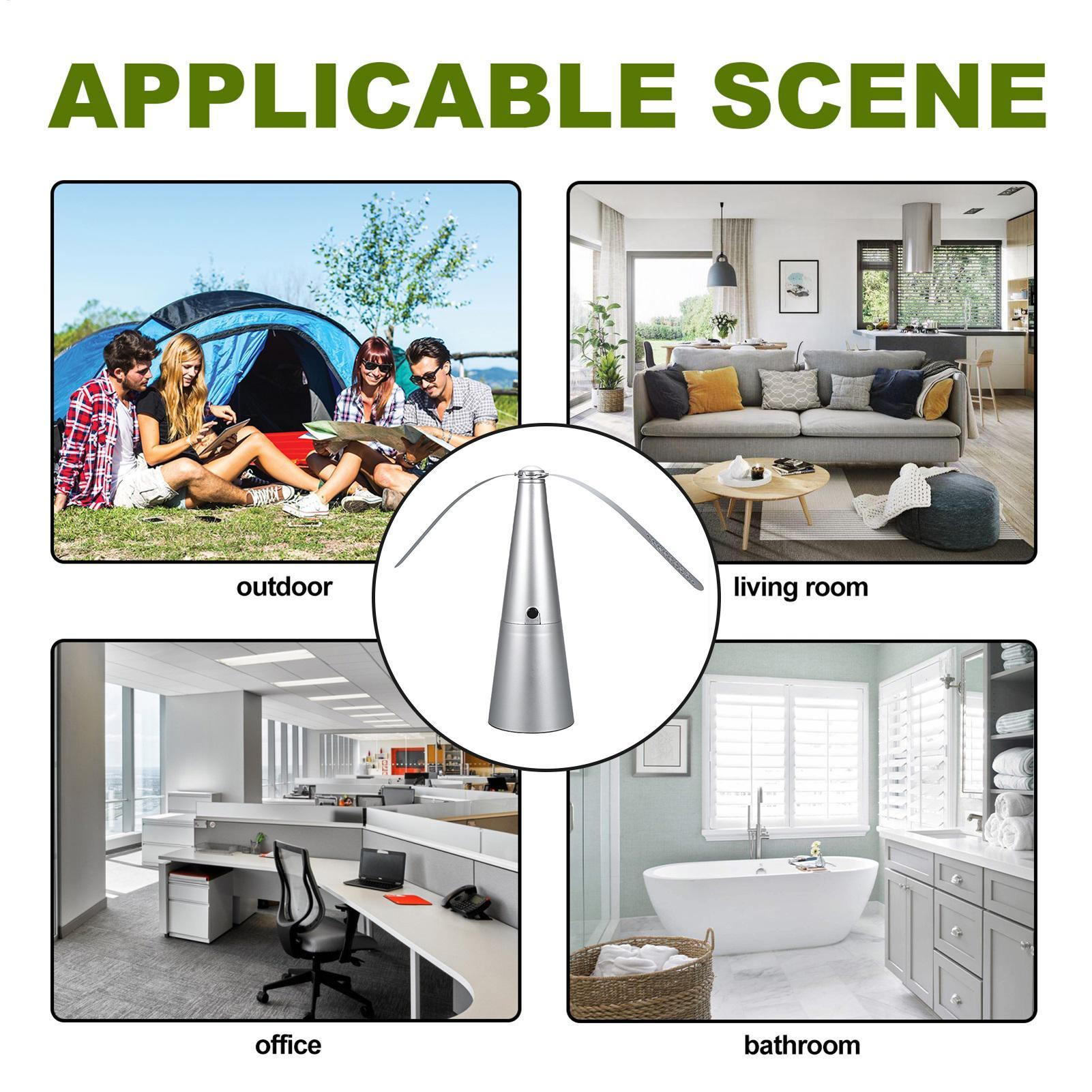 مروحة يطير الطاولة تعمل بالبطا - مراجعة Outdoor Camping Ventilator وسعره