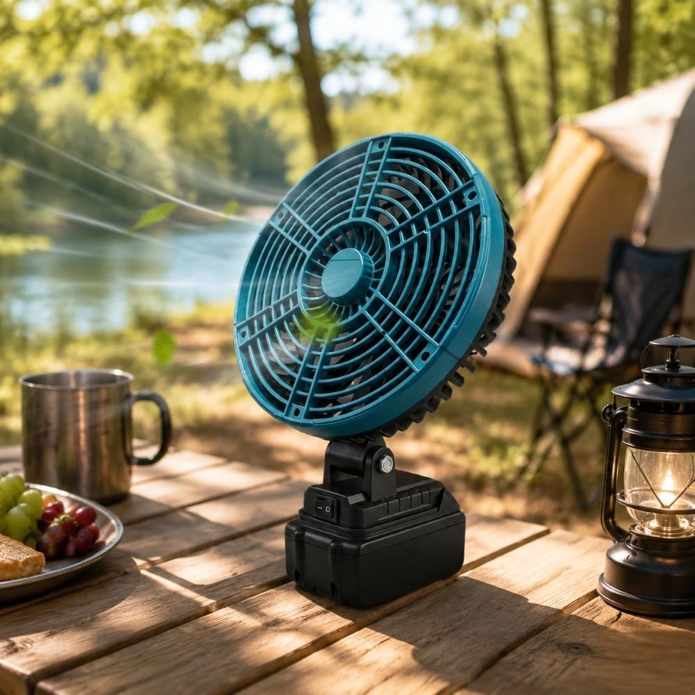 مروحة تيار مستمر مع شحن USB، م - مراجعة Outdoor Camping Ventilator وسعره