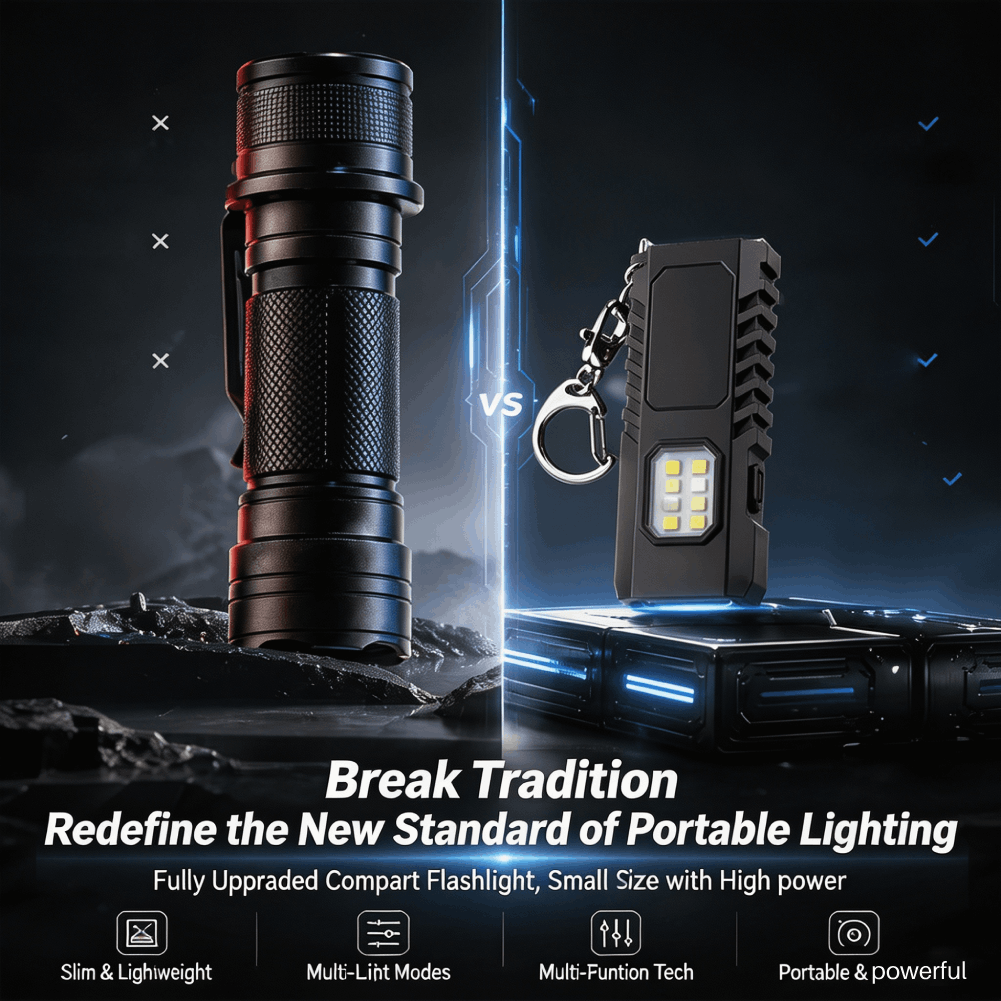 مصباح يدوي صغير متعدد الوظائف  - مراجعة Outdoor Camping Lighting وسعره